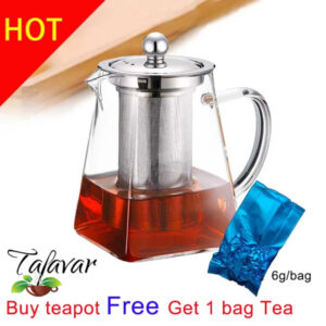 Heat Resistant Glass Teapot