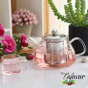 Steel Infuser And Lid Coffee Tea Leaf Herbal Flower Teapot